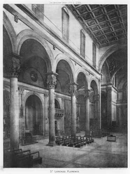 St. Lorenzo, Florenz (s/w Foto)