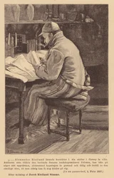Alexander Kielland, norwegischer Autor (Gravur)