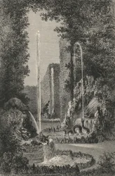 Alter Irrgarten von Versailles (Stich)