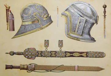 Waffen aus dem Besitz Boabdils, des letzten maurischen Königs von Granada