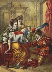 Aschenputtel (Farblithografie)