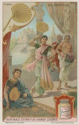 Fächer in Indien