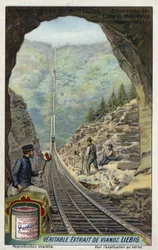 Standseilbahn in den Catskill Mountains, New York, USA