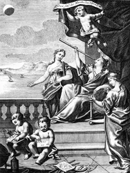 Illustration der Astronomie, ca. 1771