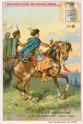 Jean Sobieski, Liebig-Karte, frühes 20. Jahrhundert