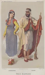 Weiße Rasse, Georgier, Araber