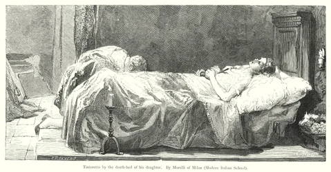 Tintoretto am Sterbebett seiner Tochter