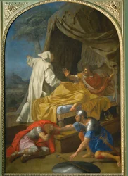 Erscheinung des Heiligen Bruno an Graf Roger