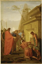 Darius öffnet das Grab von Nitocris, Königin von Babylon