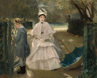 Kindermädchen und Kind, 1877-1878