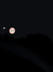 Fahrt auf der Straße bei Nacht #1 Brooklyn