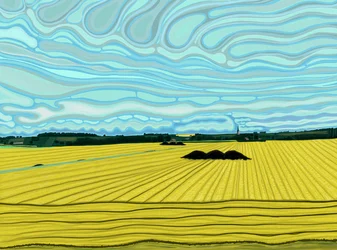Stadtrand von Calais, Frankreich