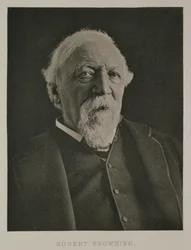 Porträt von Robert Browning, ca. 1889