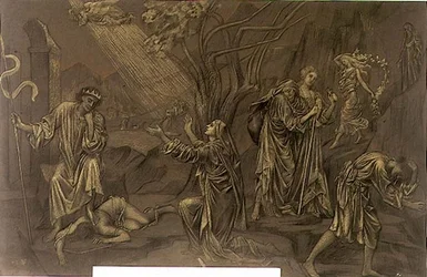 Das Tal der Schatten, um 1899