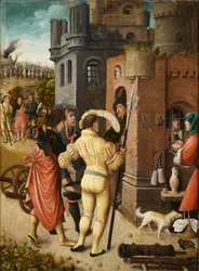 Szene aus dem Leben des Heiligen Rochus, 1517