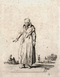 Bäuerin (Gravur)