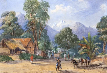 Dorf im Himalaya