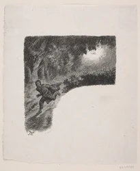 Illustration zu "Der Goldvogel"