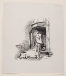 Illustration zu „Der Mann, der den Haushalt führen sollte“