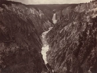 Grand Canyon des Yellowstone und Wasserfälle