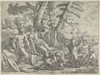 Venus und Merkur