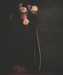 Stimmungsvolle Blumen Stillleben