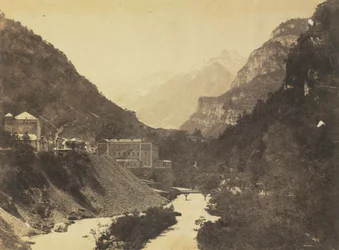 Eaux-Chaudes, Pyrenäen verso, um 1855