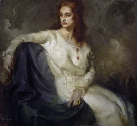 Dame in Weiß (Dama in bianco) 1915