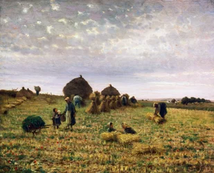 Ernte, Gemälde von Federico Rossano (1835-1912)