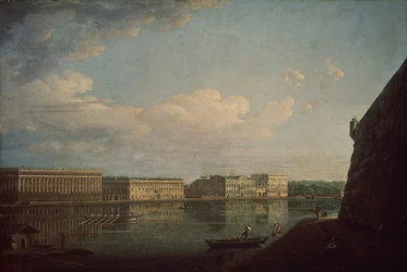 Palastufer vom Peter-und-Paul-Festung aus gesehen, 1794