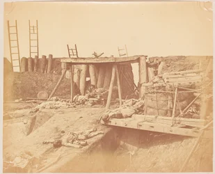 Innenansicht des Taku-Forts