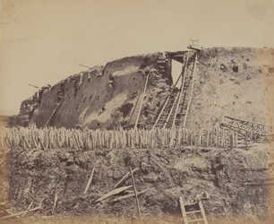 Winkel des Nord-Taku-Forts, an dem die Franzosen eintraten, 21. August 1860