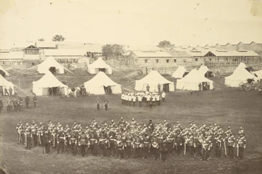 Gruppenporträt des Royal Marine Battalion