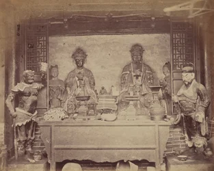 Hauptquartierhaus, Erste Division, Pehtang, China, 1860