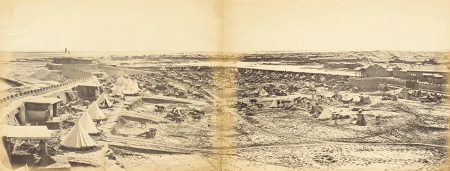 Innenansicht des Pehtang-Forts mit Probyn