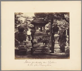 Innenraum des Grabes am Depot bei Peking