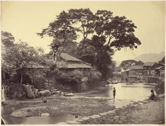 Ansicht in der einheimischen Stadt, Nagasaki