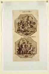 Geburt des Bacchus; Bankett von Bacchus und Ariadne