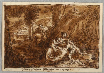 Die Flucht nach Ägypten, nach Domenichino