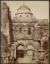 Fassade der Grabeskirche, Jerusalem