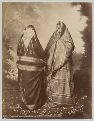 Syrische muslimische Frauen in Beirut, Stadttracht