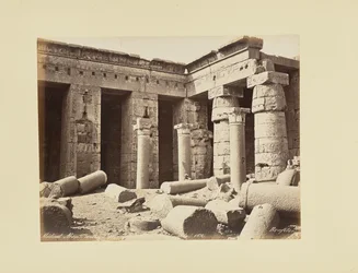 Medinet Habu, 2. Hof, Galerie Thutmosis