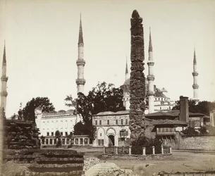 Moschee von Amedieh und Obelisk in Konstantinopel
