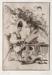 Don Quichote, nach Goya