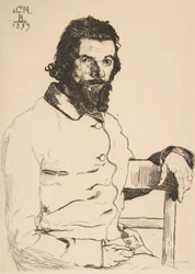 Porträt von Charles Meryon, 1853