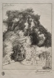 Der Garten des Gasthofs in Dulwich