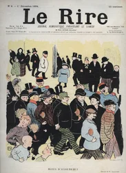 Titelblatt der Zeitung „Le Rire“, Nr. 4, 1. Dezember 1894: Bleus d