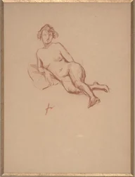 Liegender weiblicher Akt