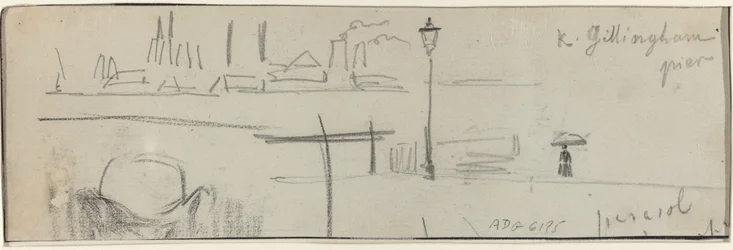 Gillingham Pier, London (verso)