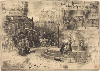 La Place Pigalle en 1878, 1878